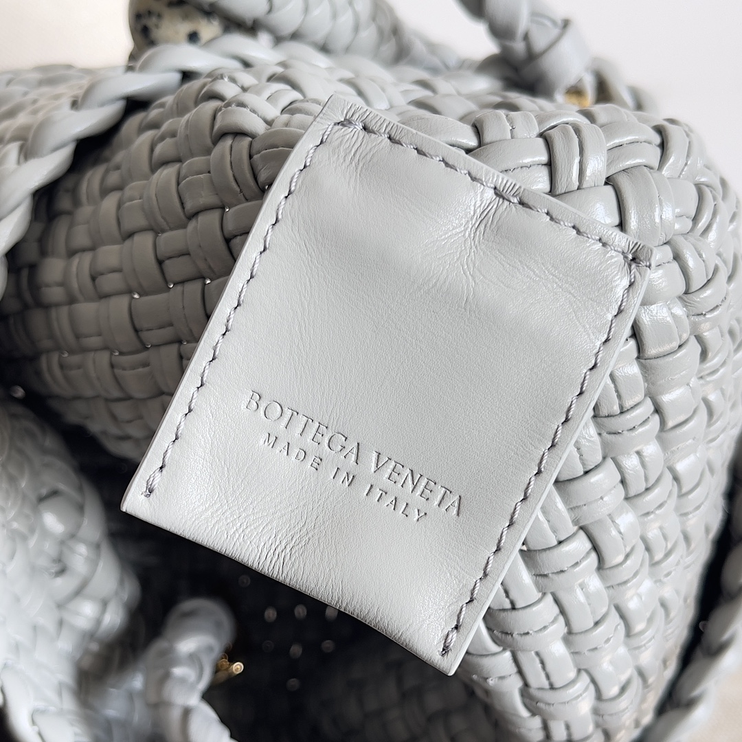 [TOP] Bottega Veneta BV Woven Handbag 20*15.5*7cm/27*18*9cm - Gray