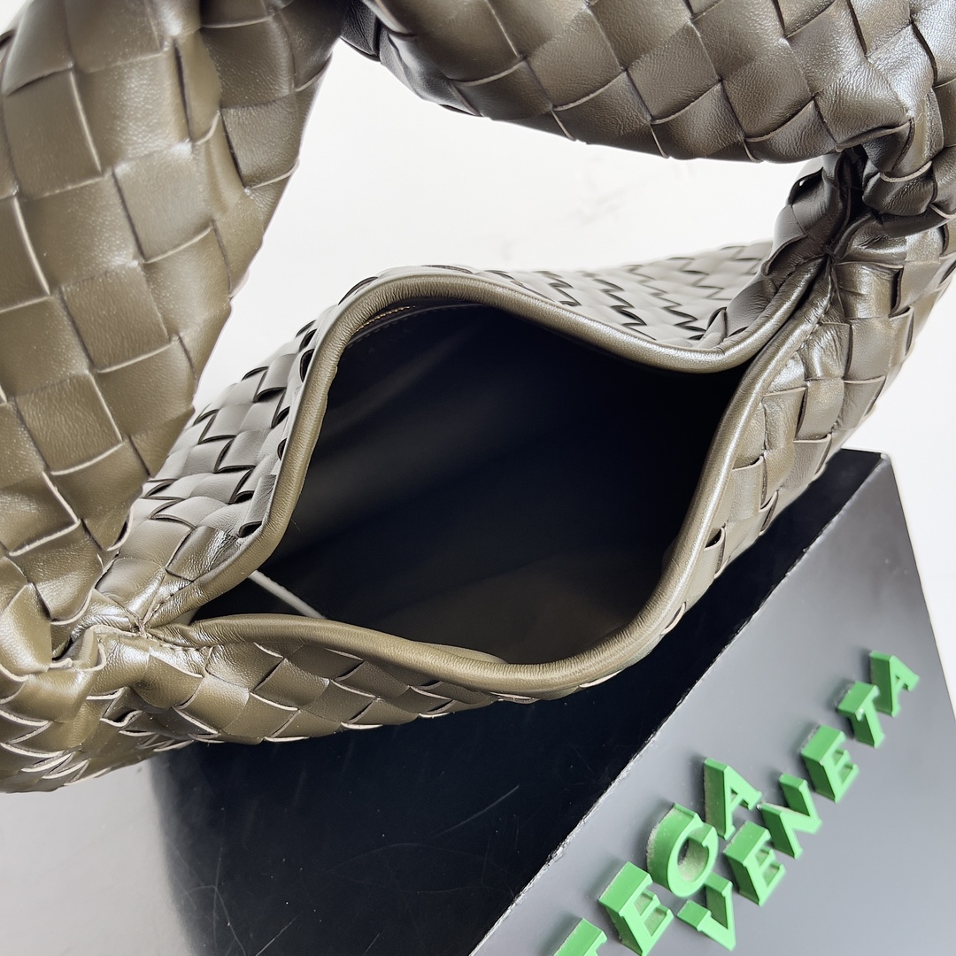 [TOP] Bottega Veneta BV Hop Bag 25.5x14.5x11cm/41x20x8cm - Darrk khaki