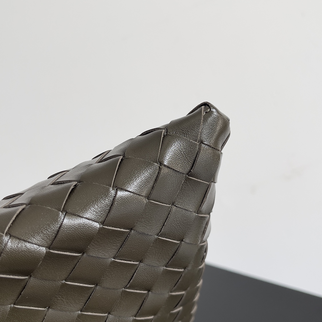 [TOP] Bottega Veneta BV Hop Bag 25.5x14.5x11cm/41x20x8cm - Darrk khaki