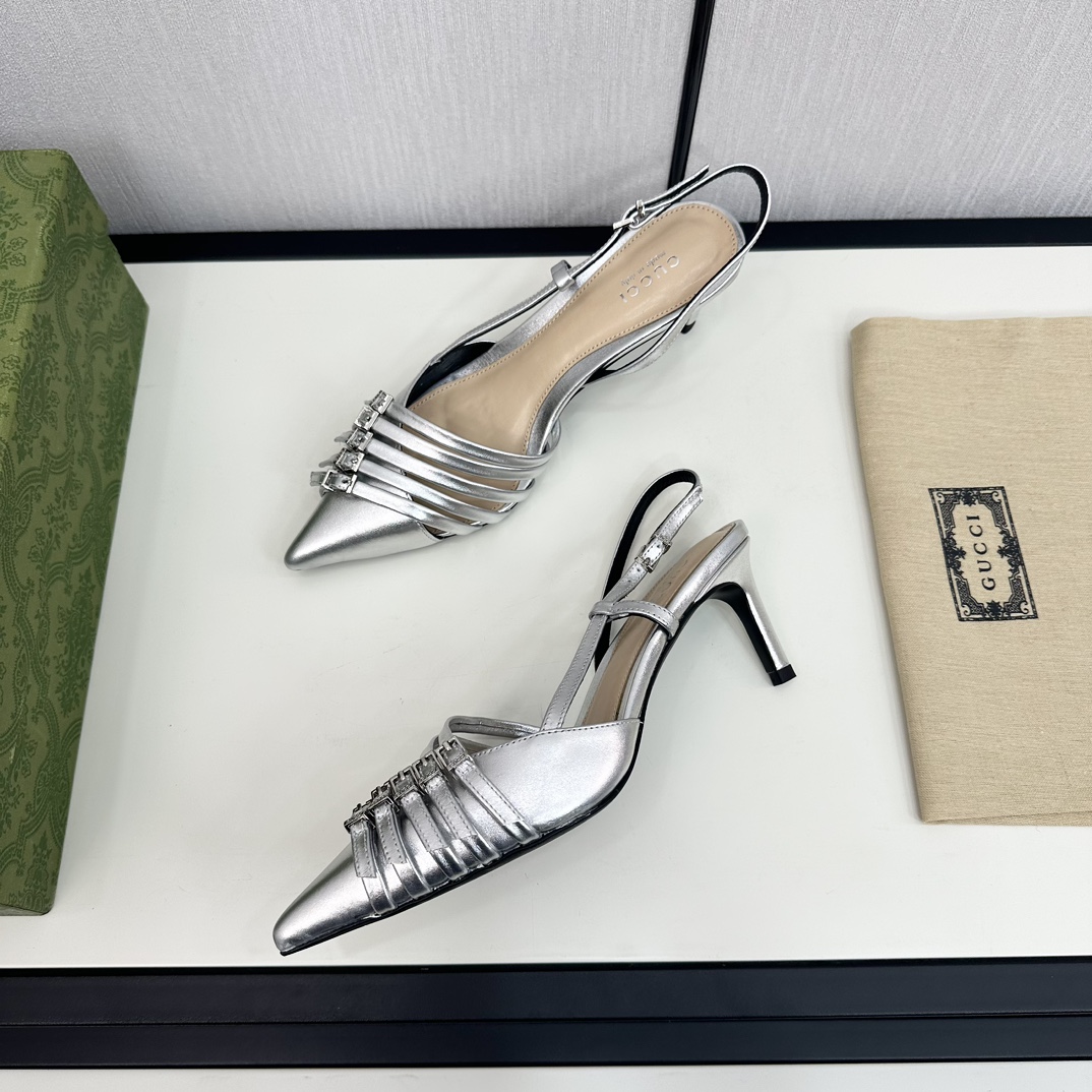 [TOP] GUCCI GG High Heel Sandals - 6 Color