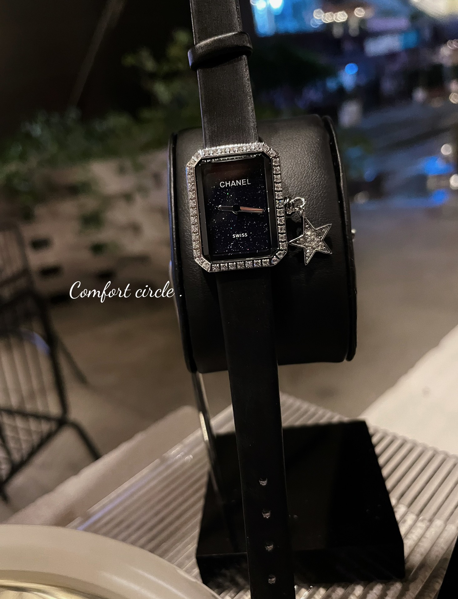 [TOP] CHANEL Premiere Lucky Star Watch 26×20 mm - Black