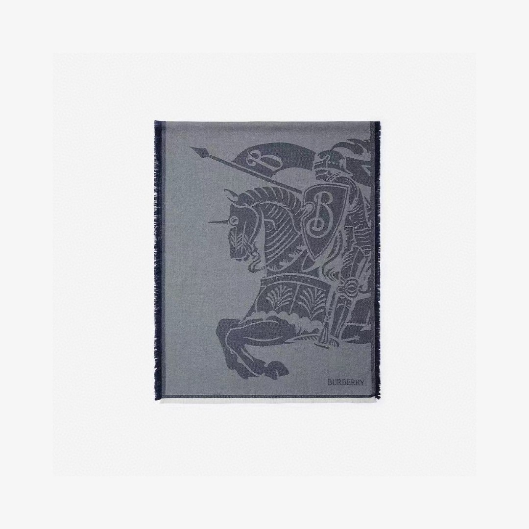 [TOP] BURBERRY Golden Spike Warhorse Logo Scarf 70x180 cm - 2 Colors