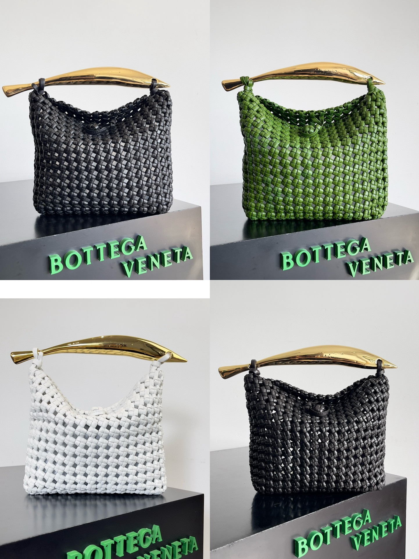 [TOP] Bottega Veneta BV Intreccio Leather Braided Sardine Bag 21*6*21cm - 4 Color