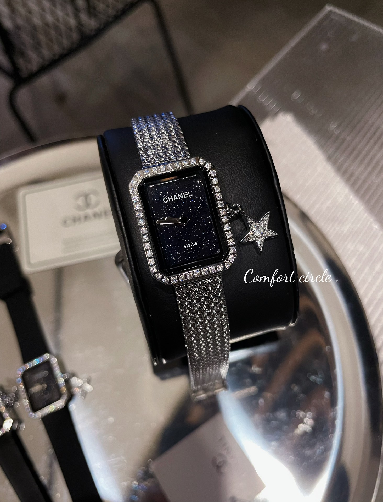 [TOP] CHANEL Premiere Lucky Star Watch 26×20 mm - Black