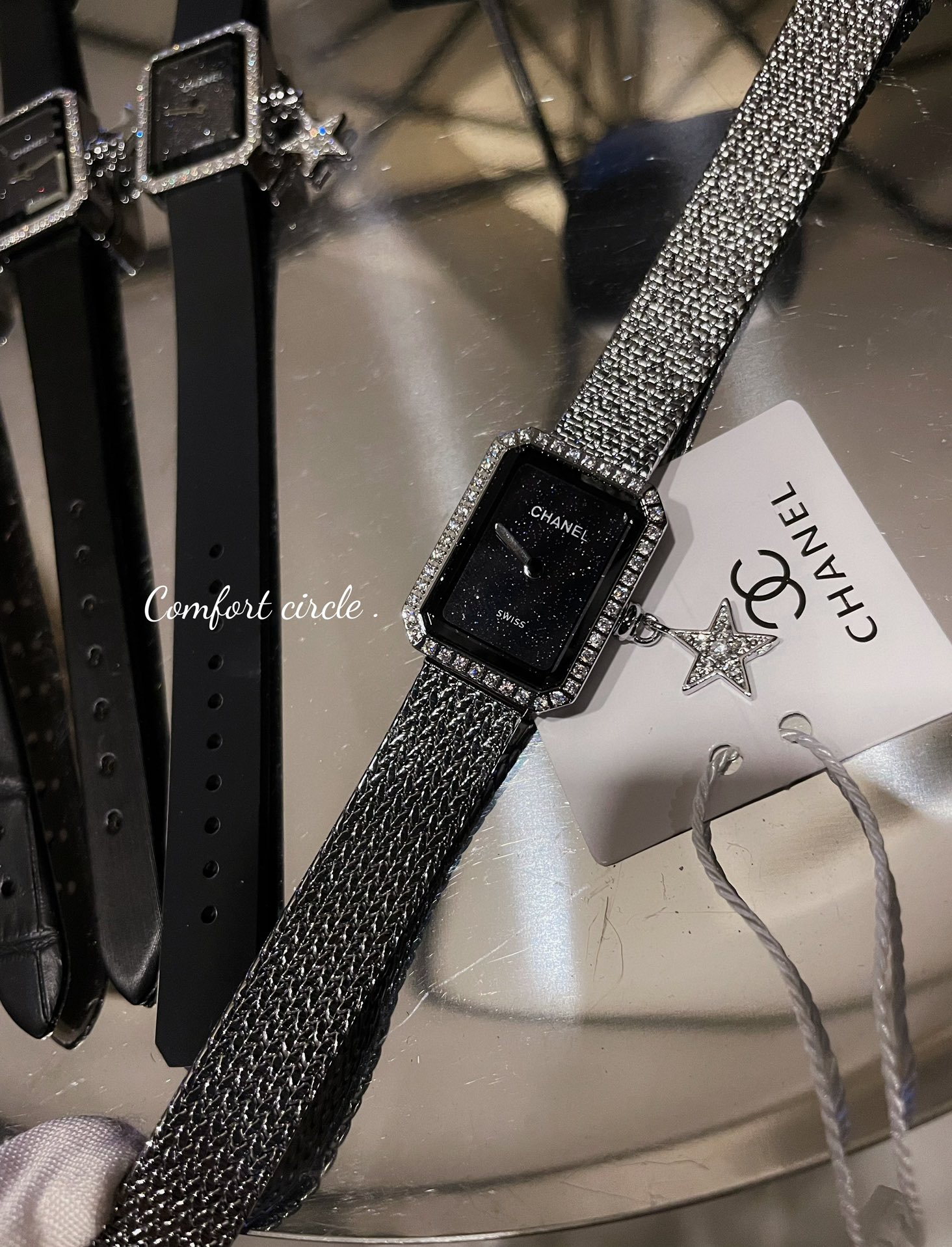 [TOP] CHANEL Premiere Lucky Star Watch 26×20 mm - Black