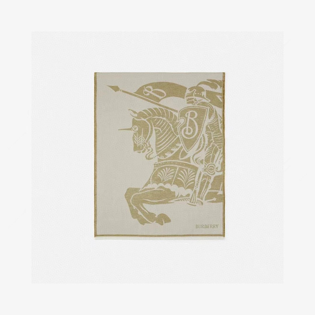 [TOP] BURBERRY Golden Spike Warhorse Logo Scarf 70x180 cm - 2 Colors