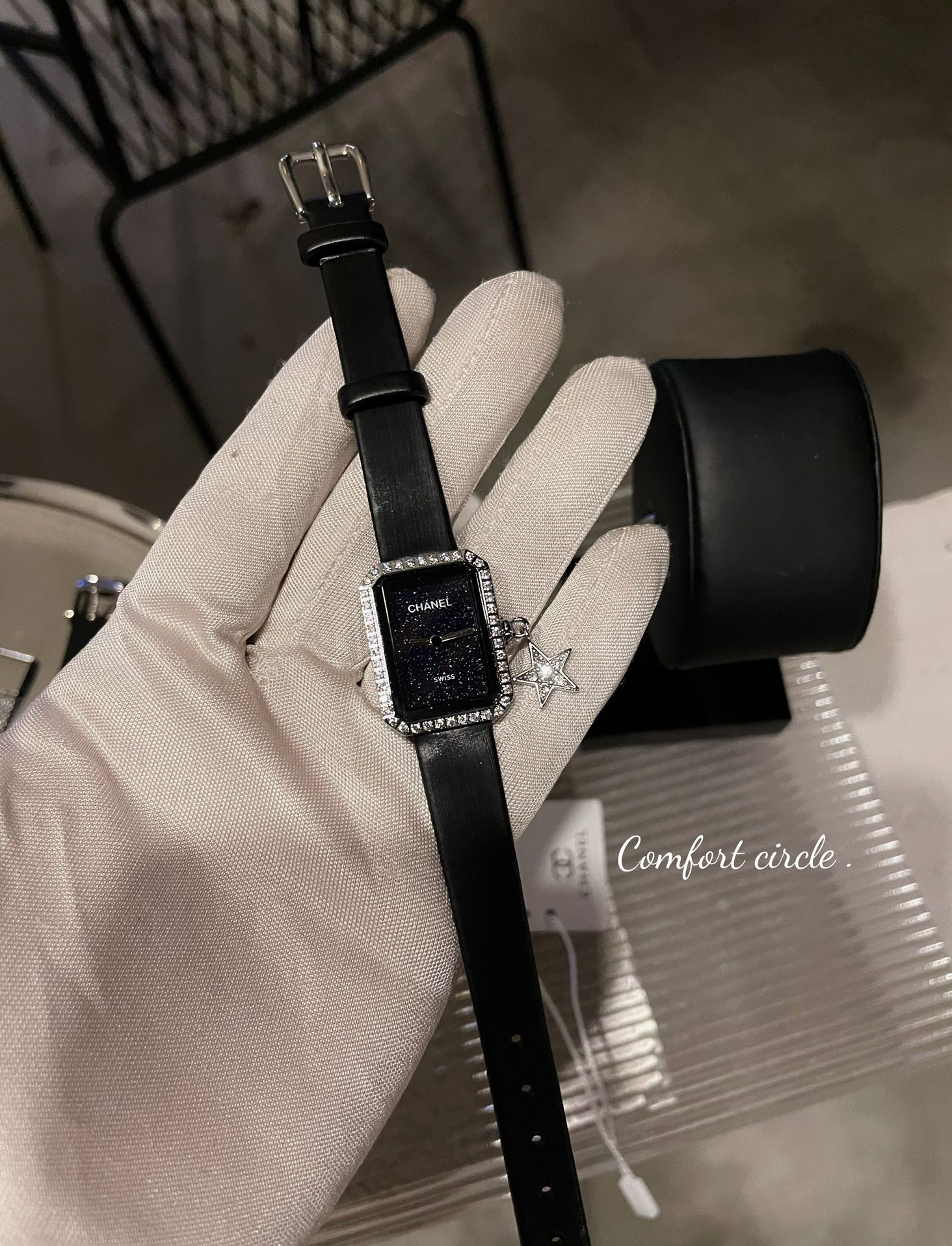 [TOP] CHANEL Premiere Lucky Star Watch 26×20 mm - Black