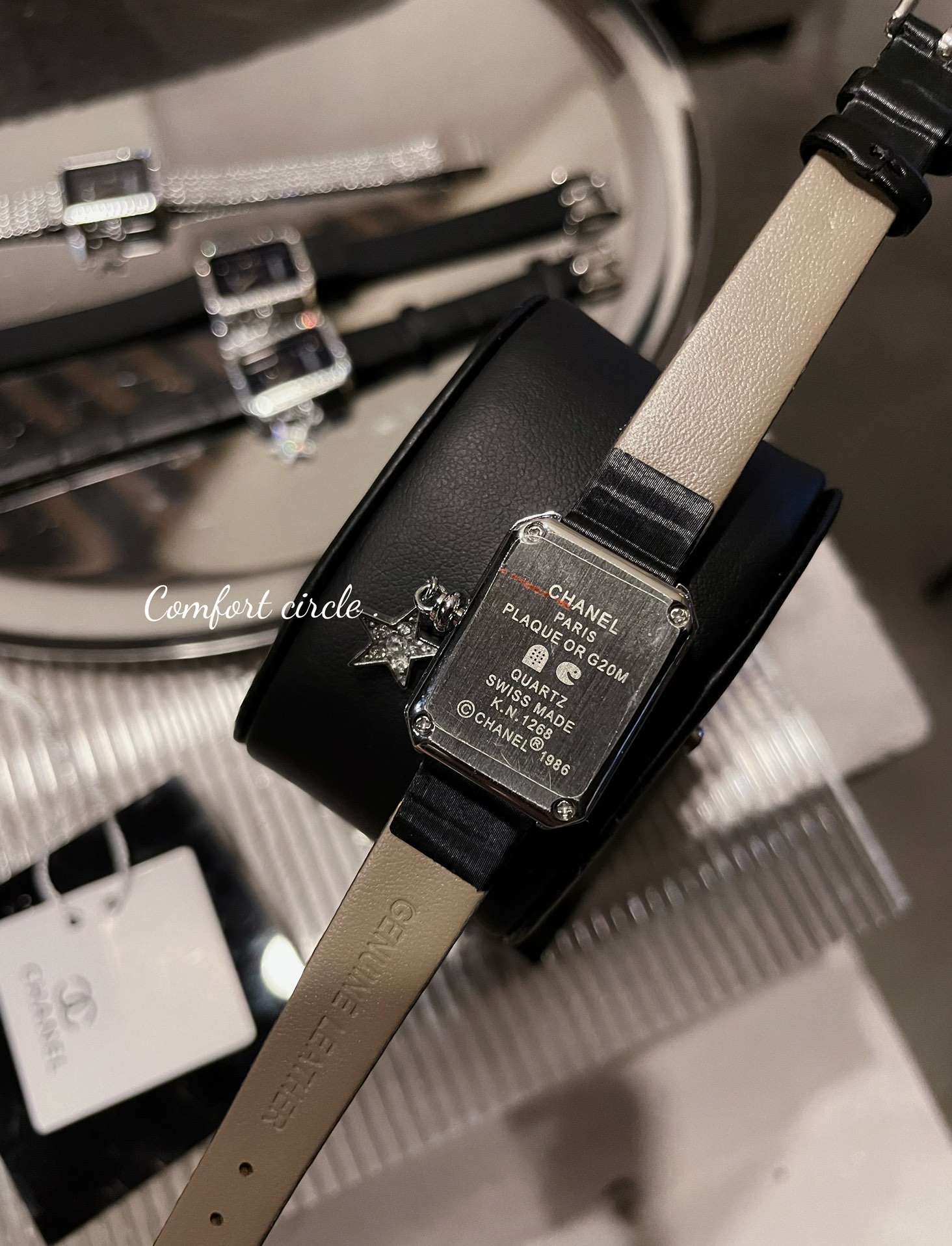 [TOP] CHANEL Premiere Lucky Star Watch 26×20 mm - Black