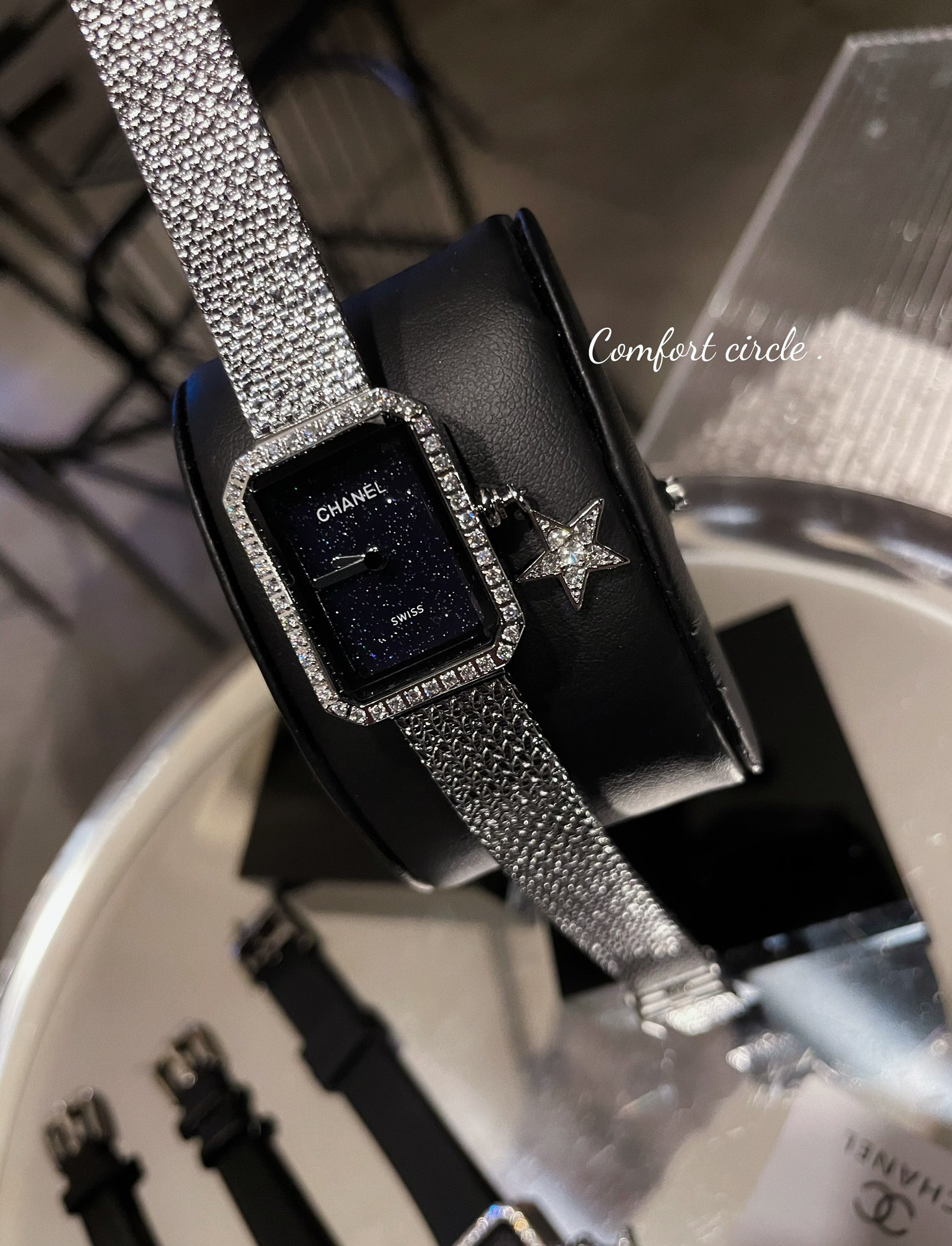 [TOP] CHANEL Premiere Lucky Star Watch 26×20 mm - Black