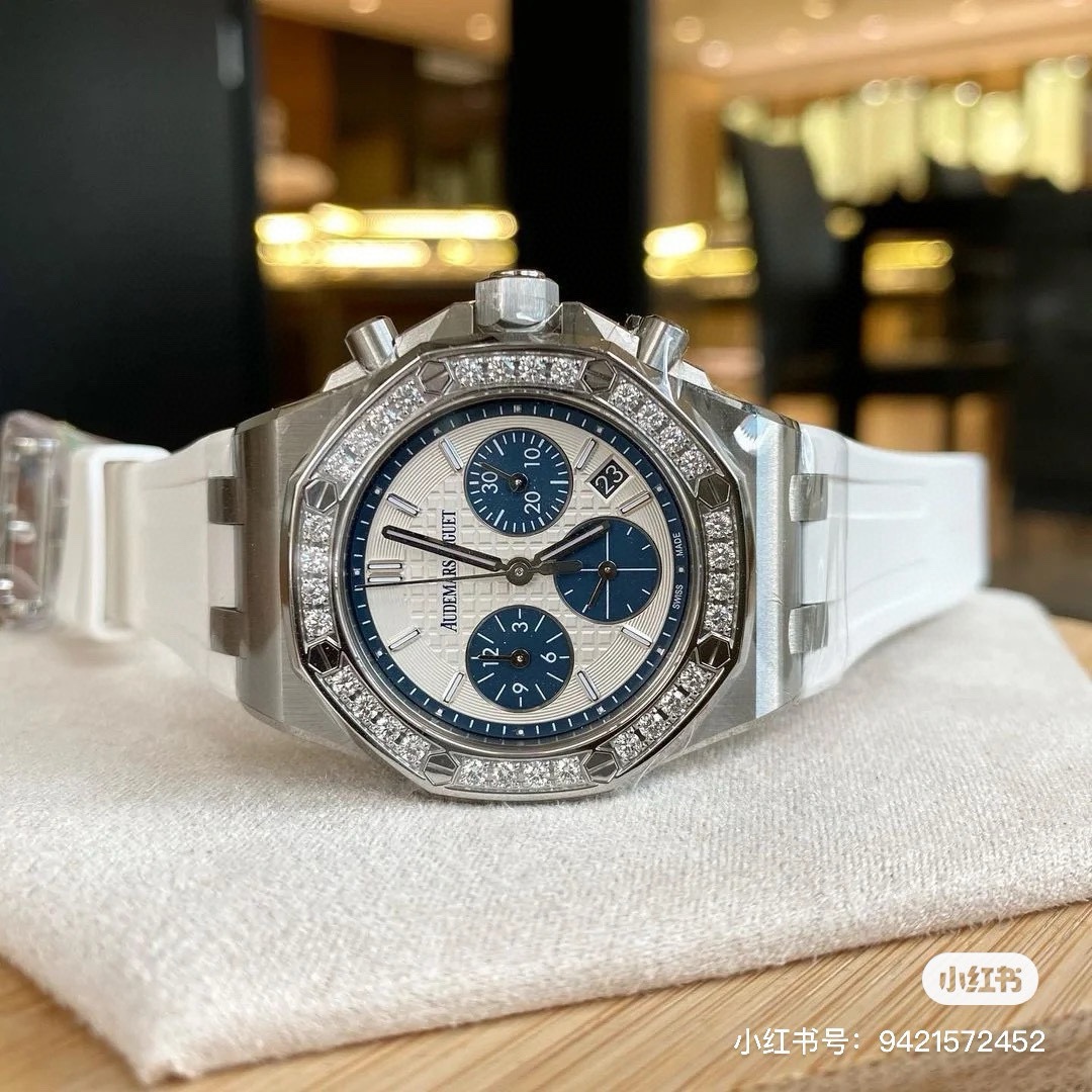 [TOP] Audemars Piguet NEW FULL SET Royal Oak Offshore 37mm-White