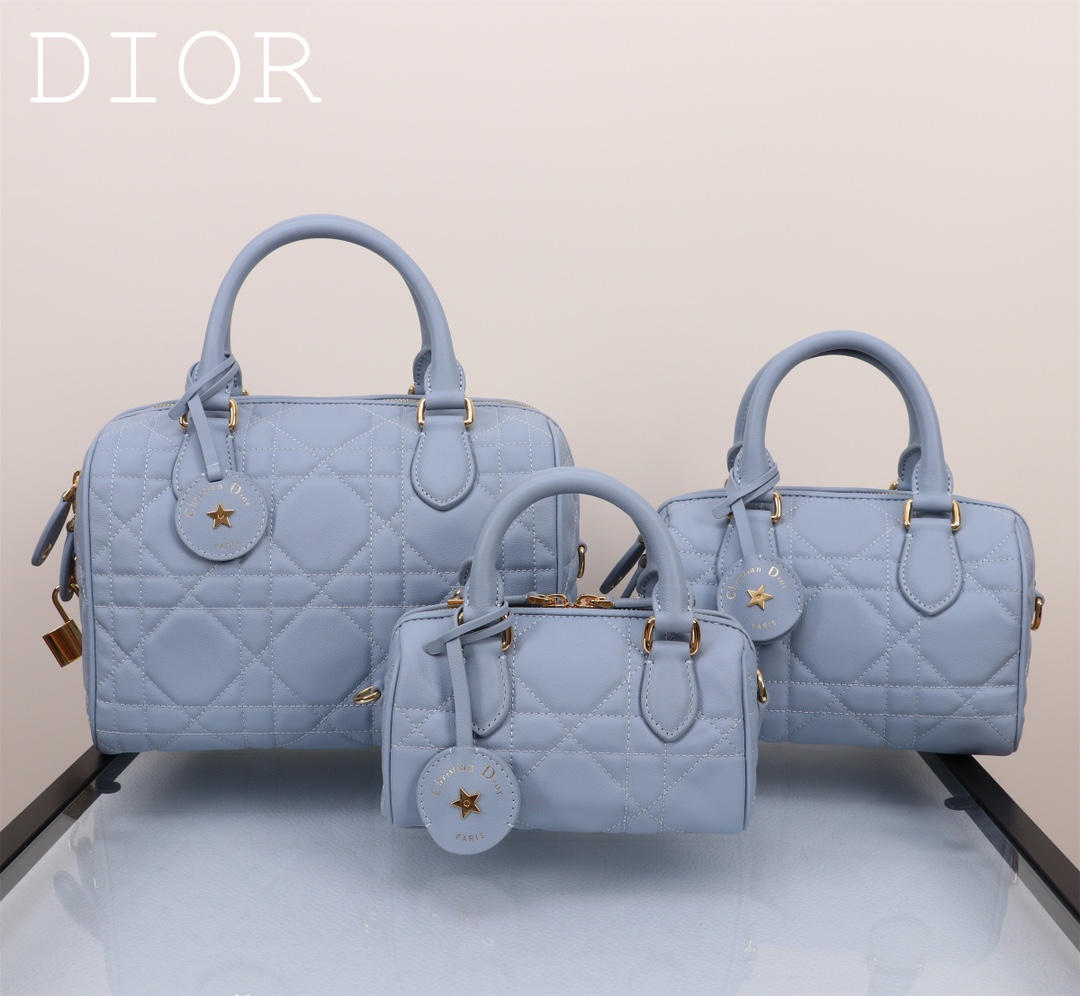 [TOP] Christian Dior Dior Groove 20 Bag - 3 Sizes 16.5cm/20.5cm/25cm -Blue