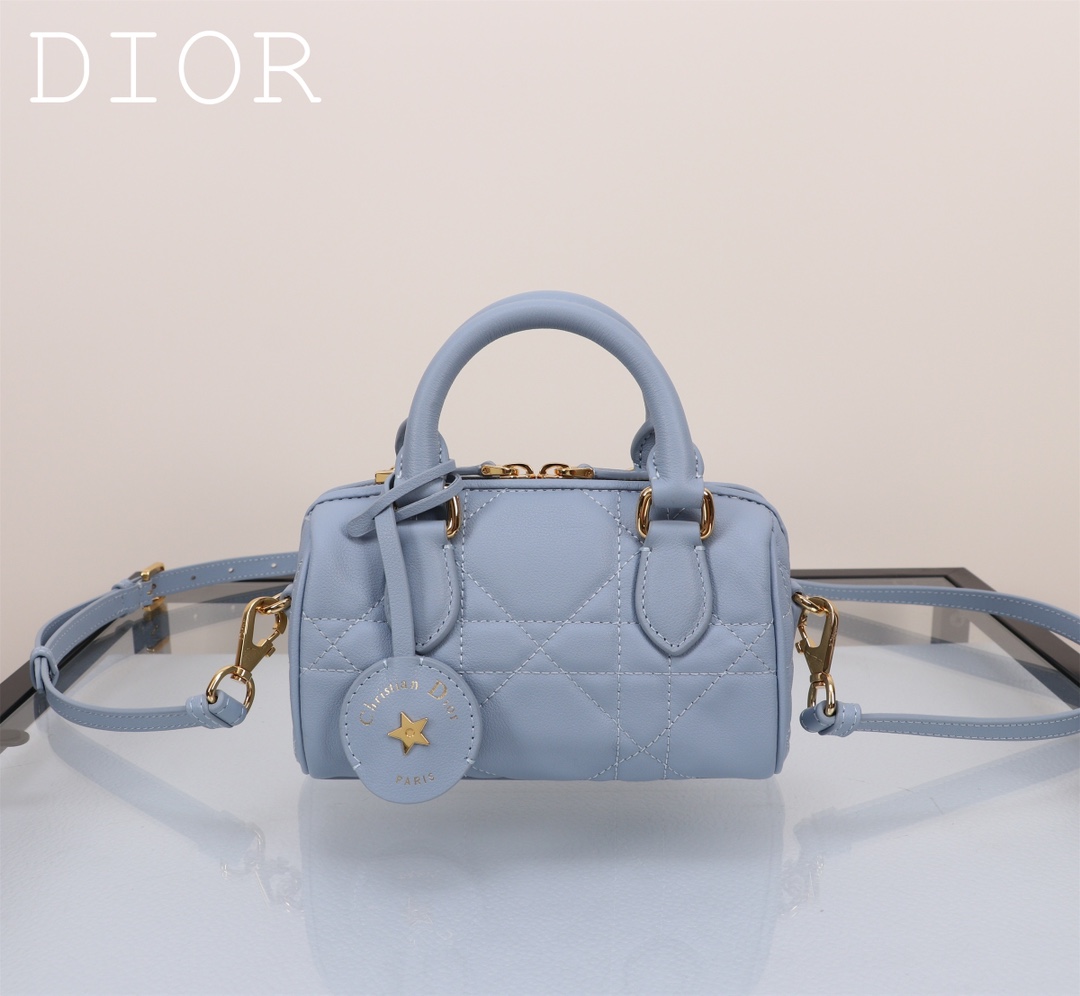 [TOP] Christian Dior Dior Groove 20 Bag - 3 Sizes 16.5cm/20.5cm/25cm -Blue