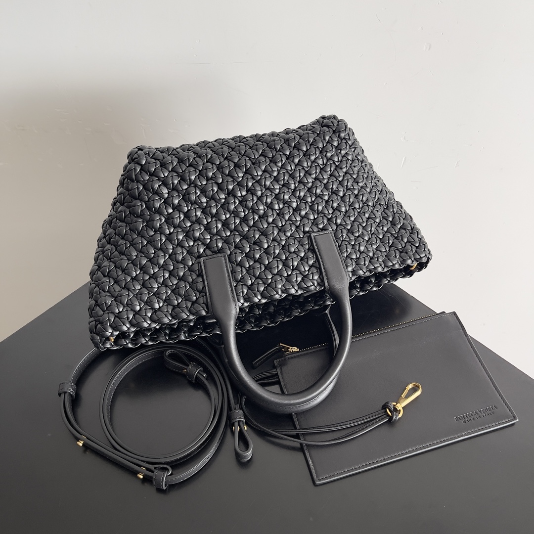 [TOP] Bottega Veneta BV Mini Cabat Weaving Bag 22*15.5*6.5cm - 2 Color