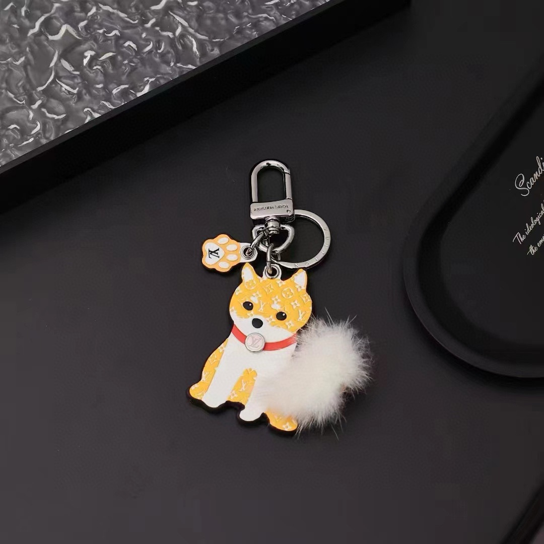 [TOP] Louis Vuitton LV Shiba Inu Key Chain