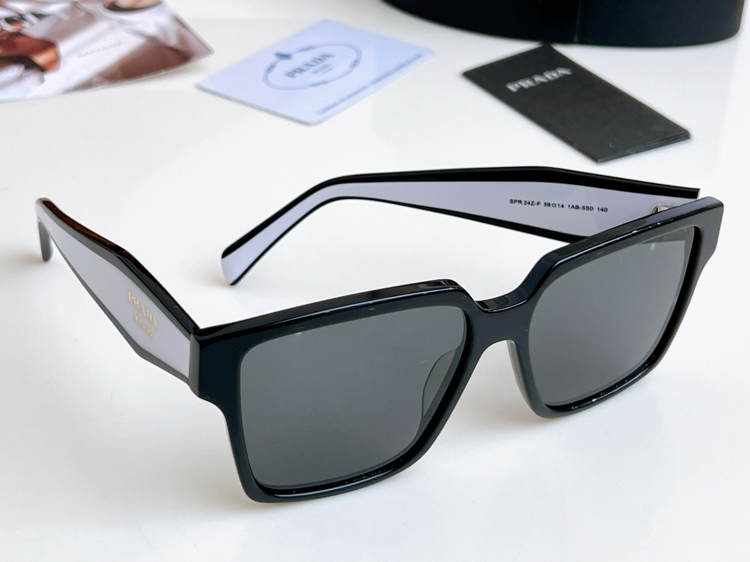 [TOP] PRADA Sunglasses - White