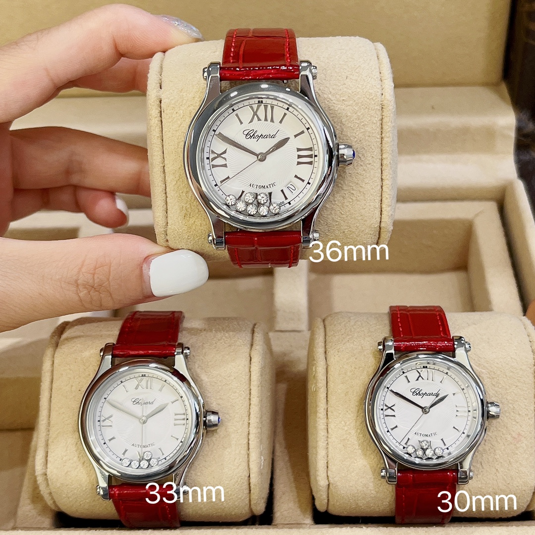 [TOP] Chopard Happy Sport  Watch 30/33/36mm- 4 Colors