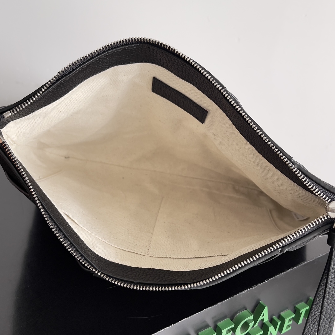 [TOP] Bottega Veneta BV Diago Taurillon Bag 25*16*2cm/33*23*2cm - Black