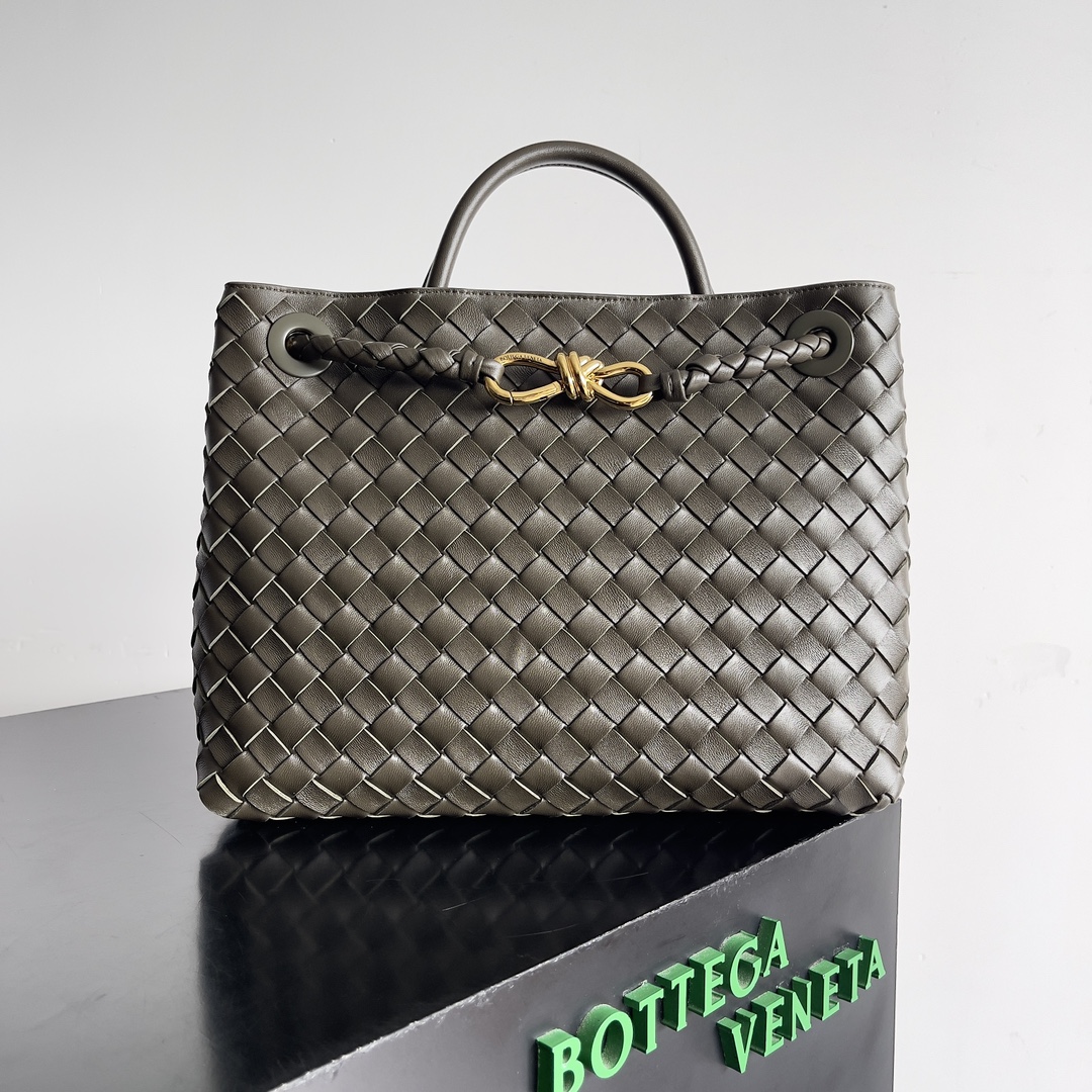 [TOP] Bottega Veneta BV Andiamo Bag 32x24x12cm - Green