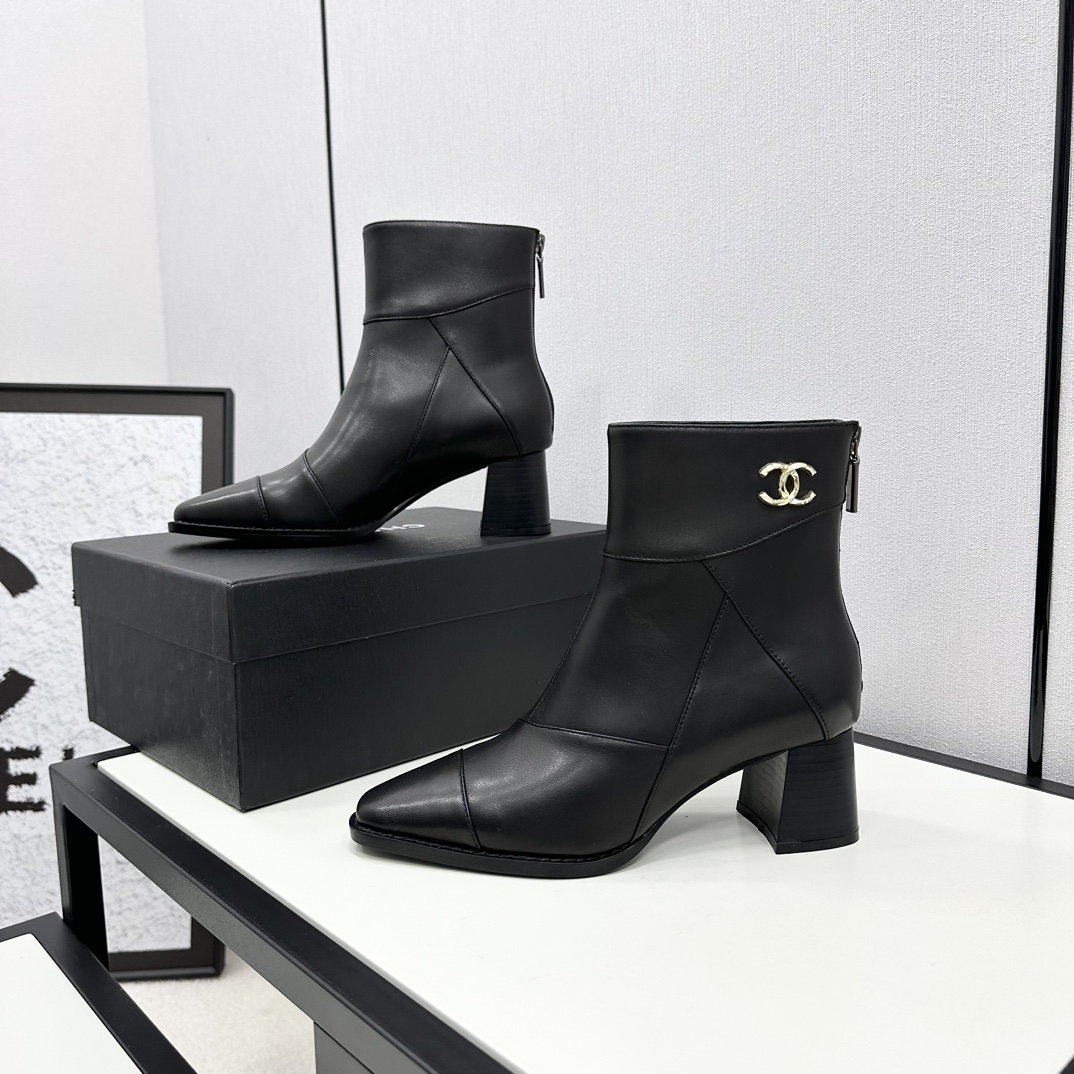 [TOP] CHANEL High Heel Short Boots - 3 Color