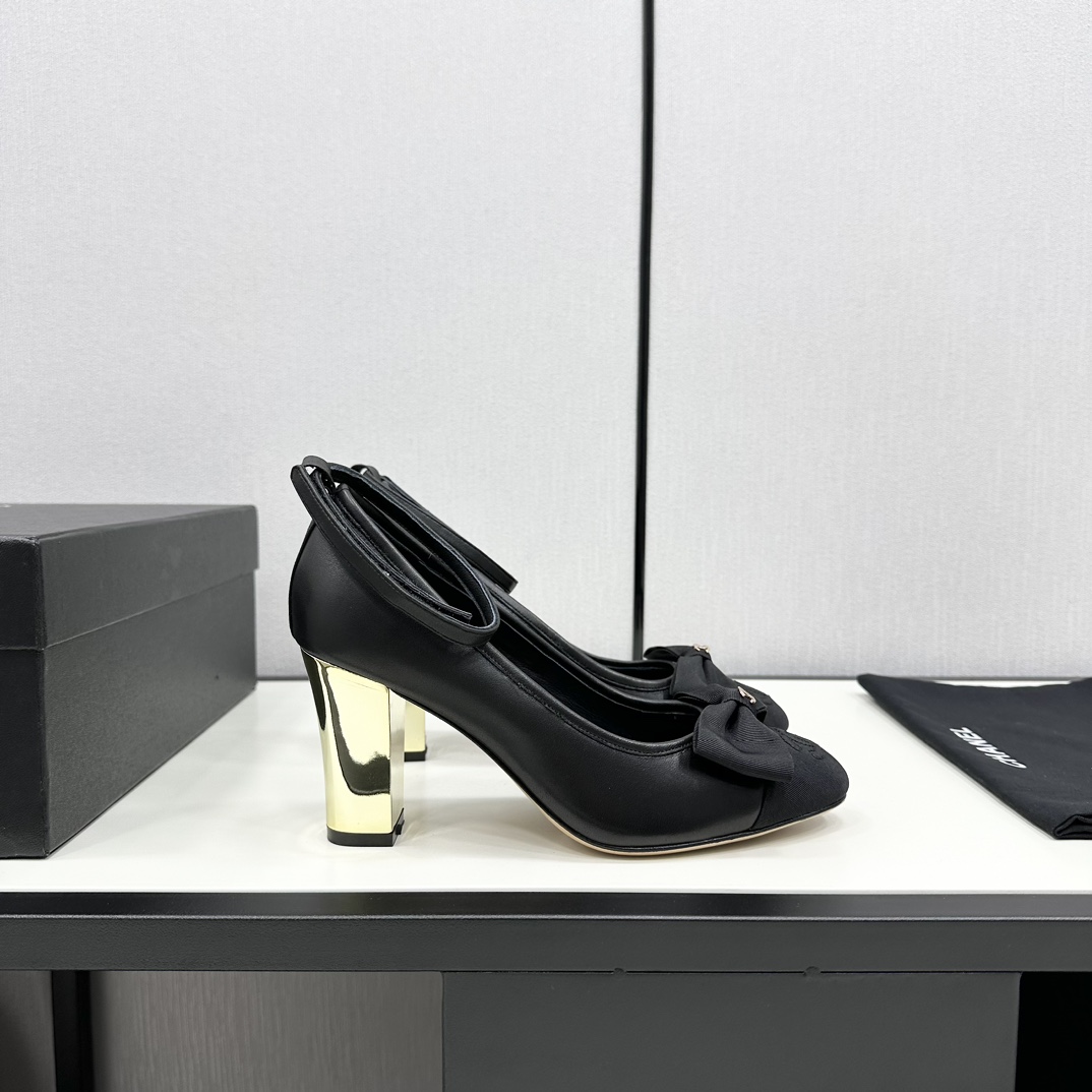[TOP] CHANEL Pumps with Bow - 3 Color