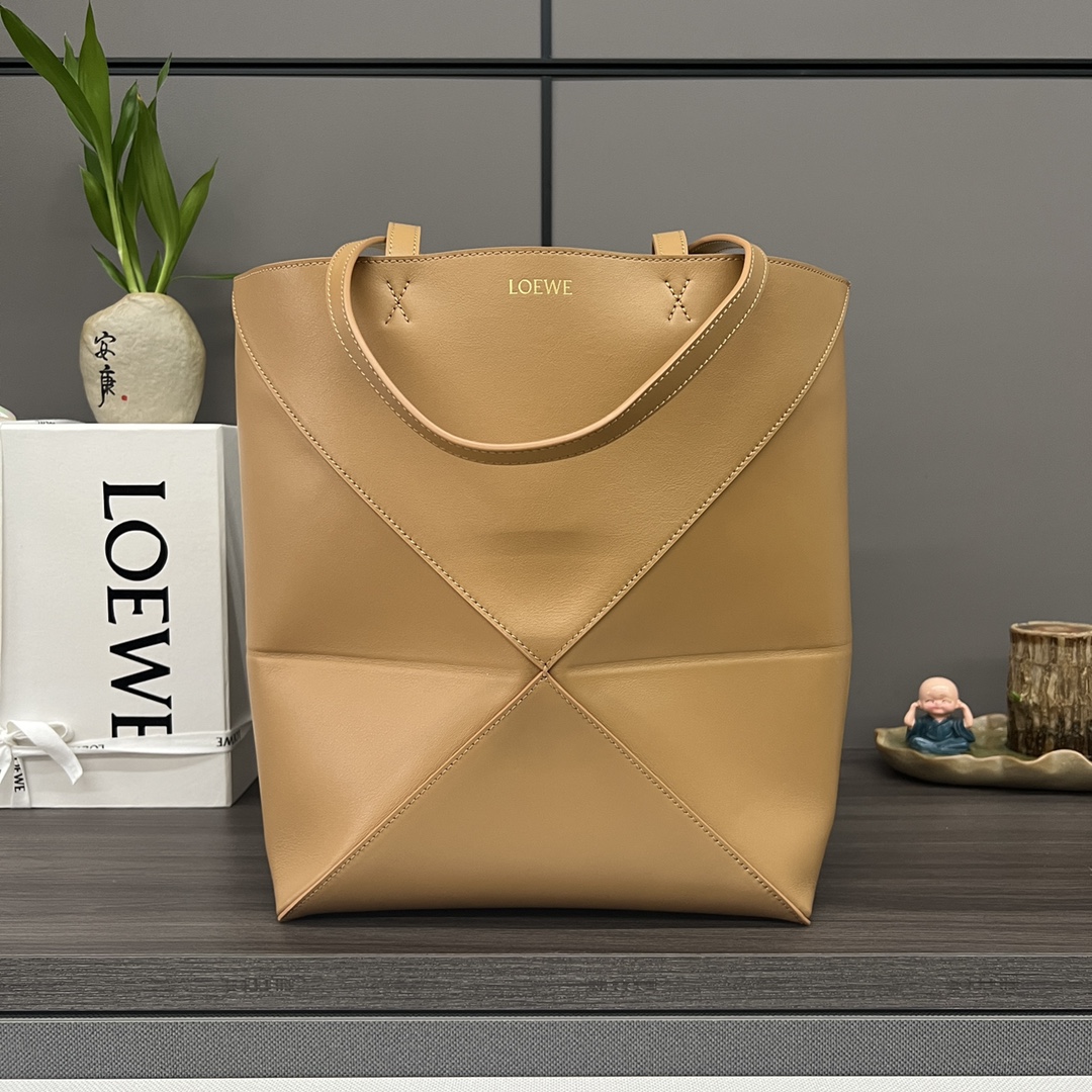 [TOP] LOEWE Puzzle Fold Bag Glossy Cow Leather 25.5*14.5*31.5CＭ - 11 Colour