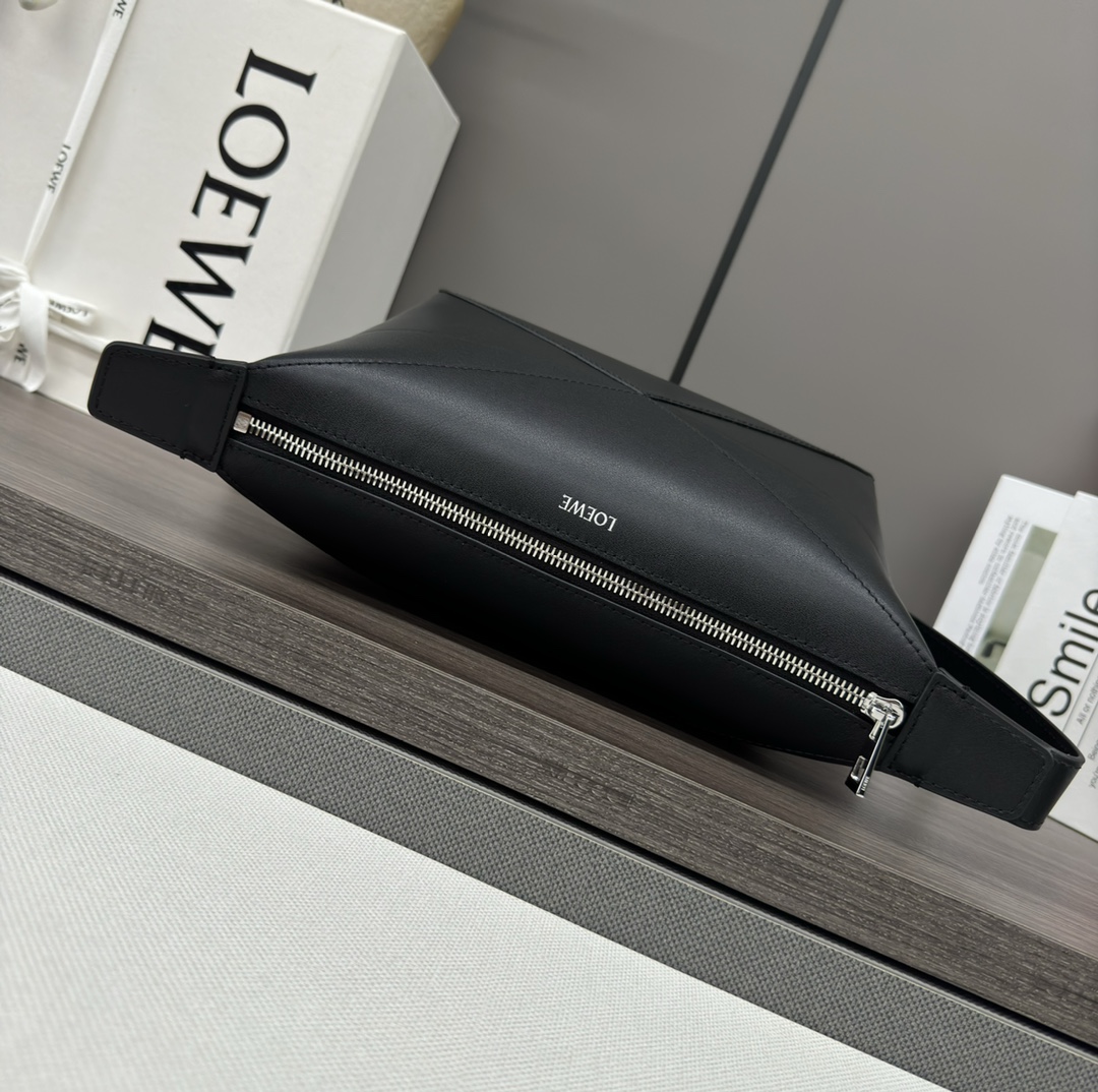 [TOP] LOEWE Puzzle Fold Bag Bright-Faced Cow Leather Toiletry Bag 22.7*12*15.5CM - 5 Colour