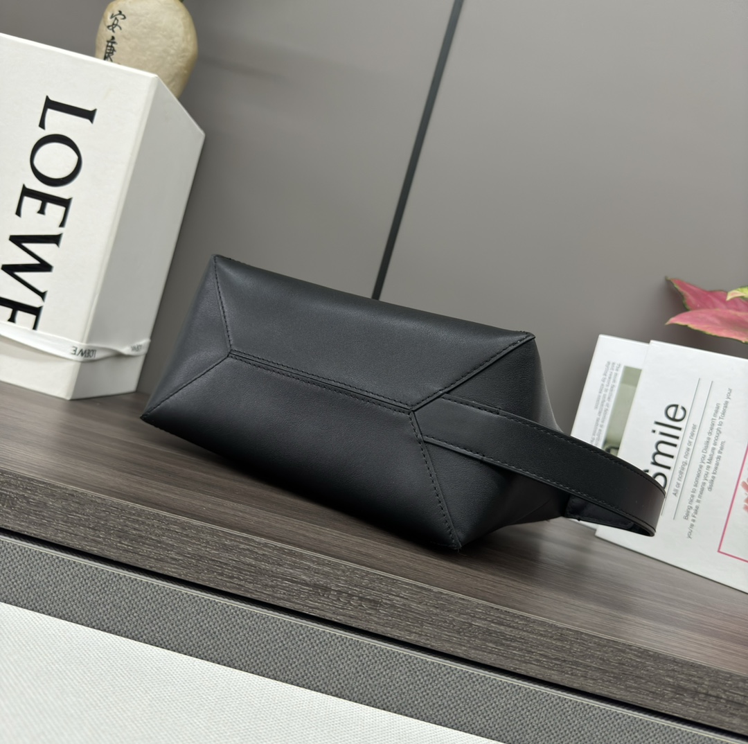 [TOP] LOEWE Puzzle Fold Bag Bright-Faced Cow Leather Toiletry Bag 22.7*12*15.5CM - 5 Colour
