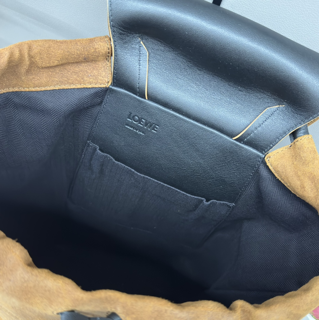 [TOP] LOEWE Flamenco Bag Suede backpack 36*16*40CM - 2 Colour