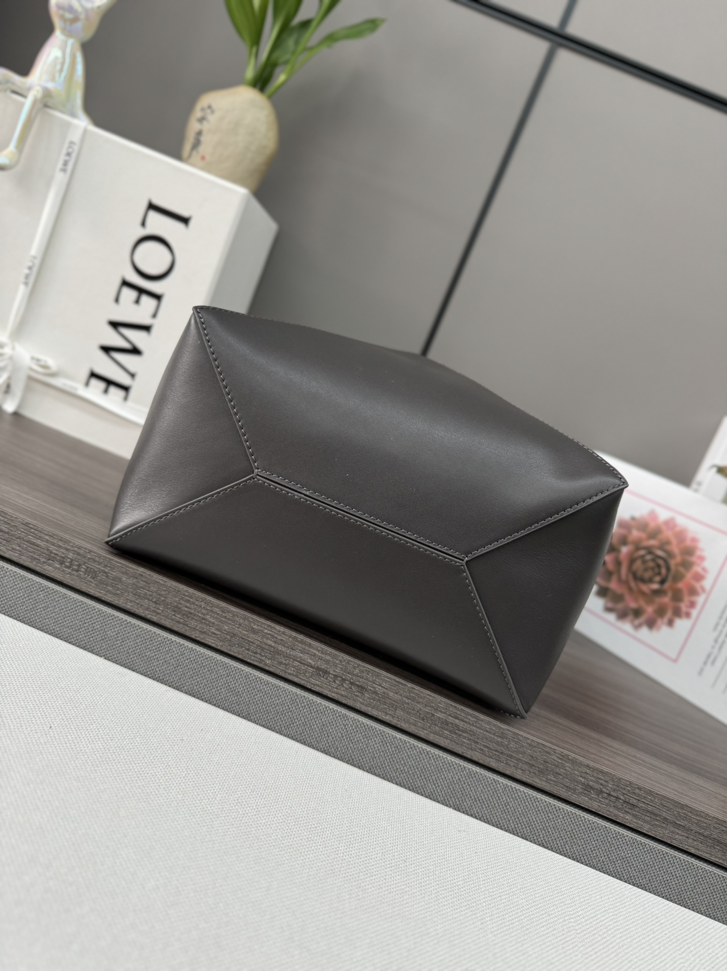 [TOP] LOEWE Puzzle Fold Bag Glossy Cow Leather 25.5*14.5*31.5CＭ - 11 Colour
