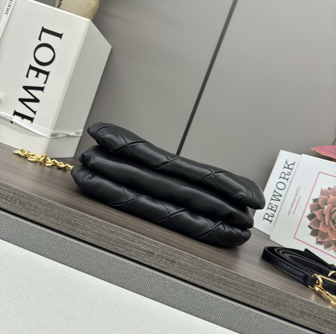 [TOP] LOEWE Goya Bags Glossy purpleheepskin 23*9*17cm - 5 Colour