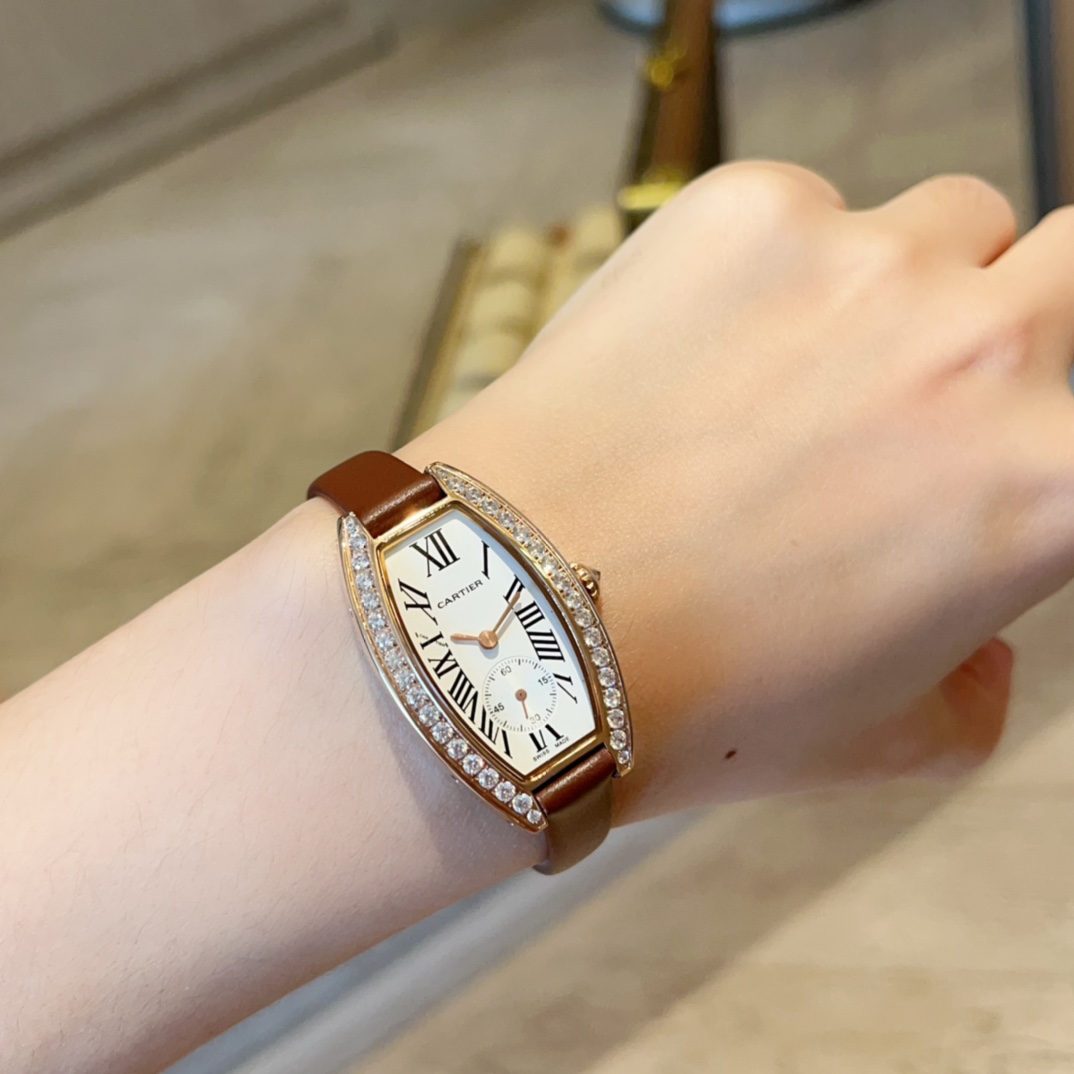 [TOP] Cartier Mini Lady Watch 23X30mm -  5 Colors