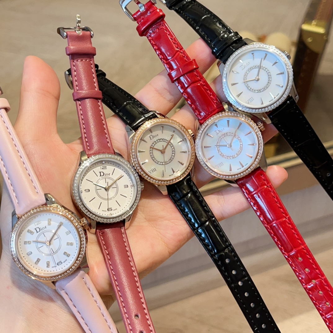 [TOP] Christian Dior Viii Montaigne Watch 33mm - 5 Colors