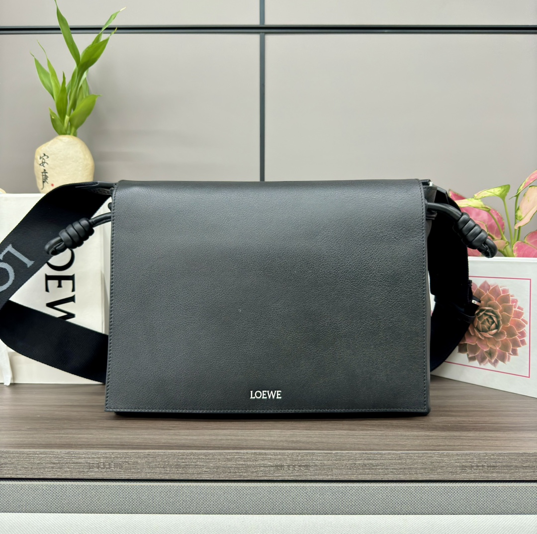 [TOP] LOEWE Bright-Faced Cow Leather Messenger Bag 34*12*24CM - 3 Colour