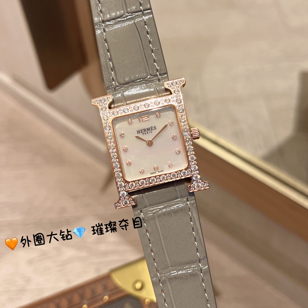 [TOP] HERMES Heure H Series Watch 26x26mm - 9 Colors