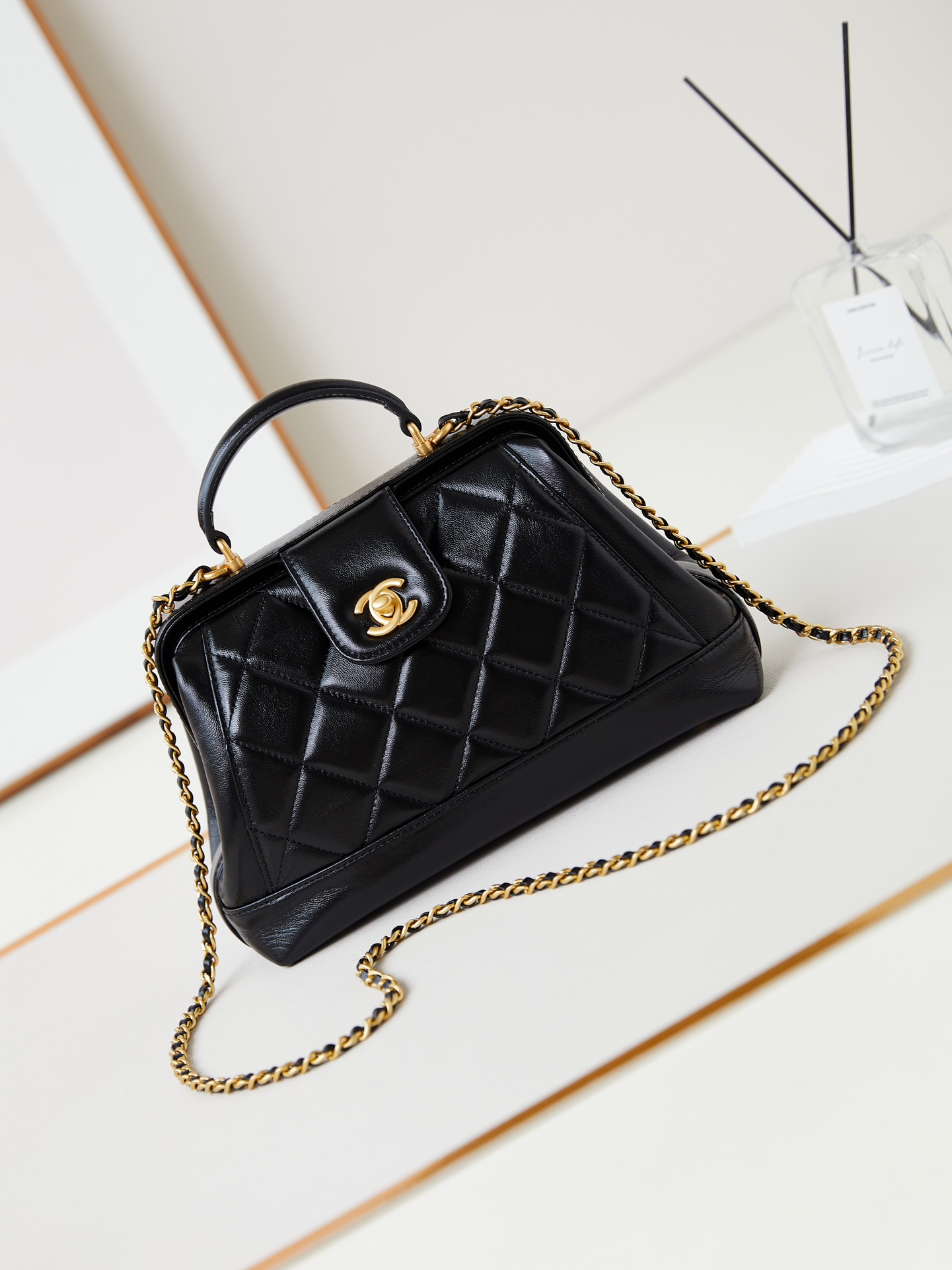 [TOP] CHANEL Top Handle Bag 16×23.5×8cm - 5 Color
