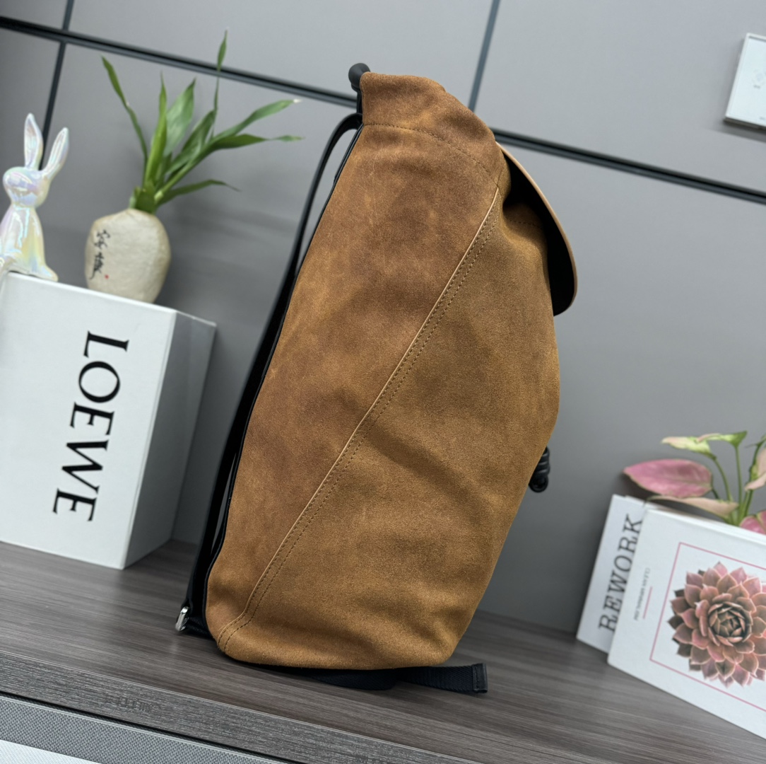 [TOP] LOEWE Flamenco Bag Suede backpack 36*16*40CM - 2 Colour