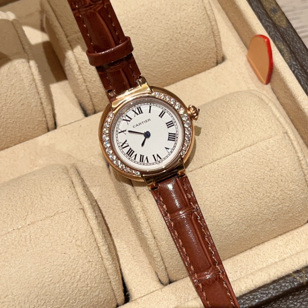 [TOP] Cartier Watch 30 mm -  Brown