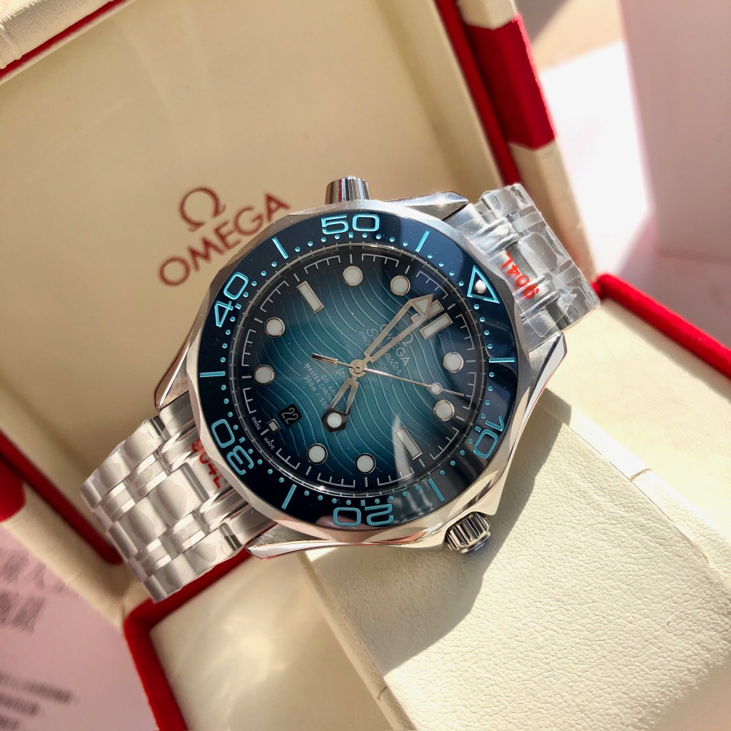 [TOP] OMEGA Seamaster 300 Men's Automatic Watch 40mm - Blue