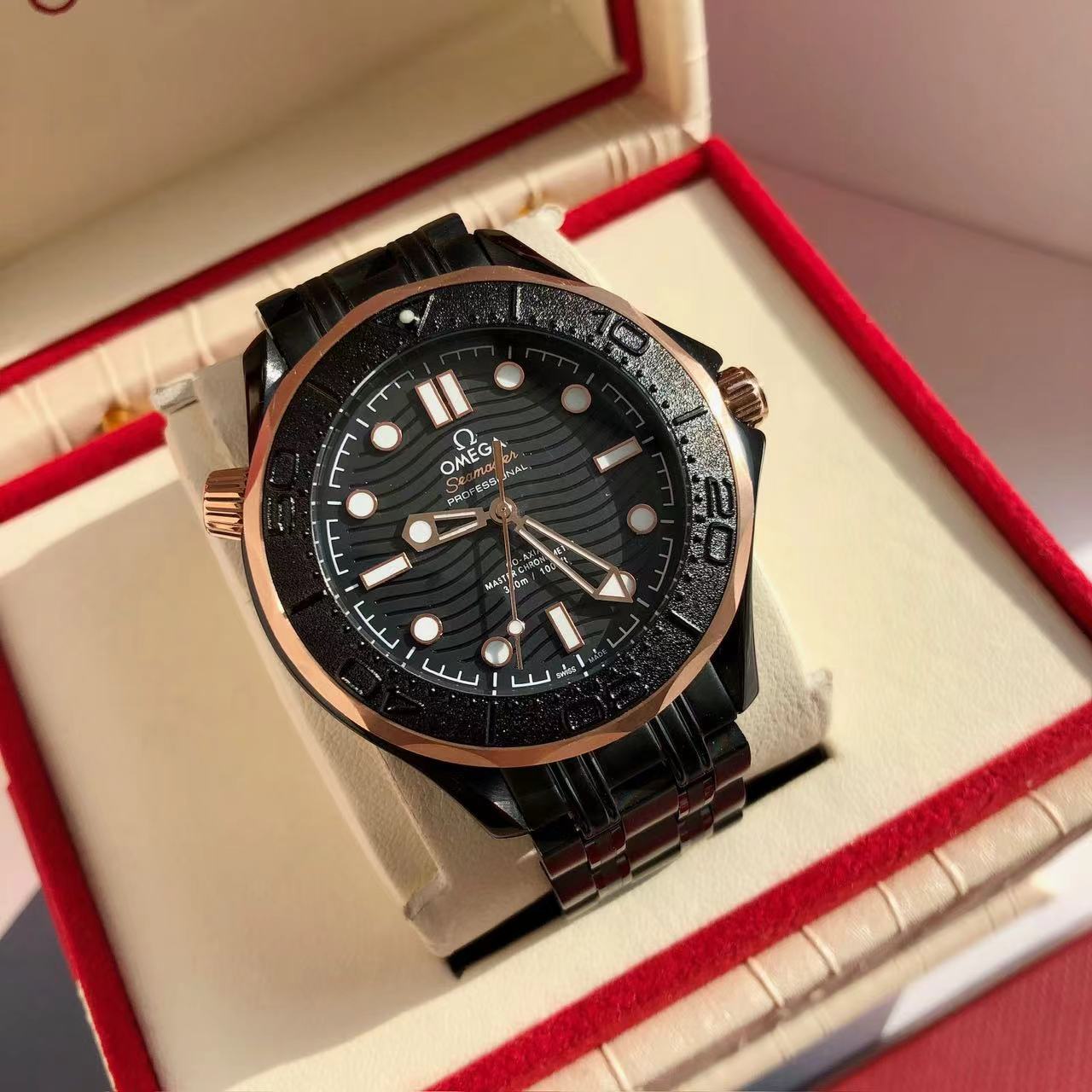 [TOP] OMEGA Seamaster Diver 300m Men's Watch 43.5mm - Black