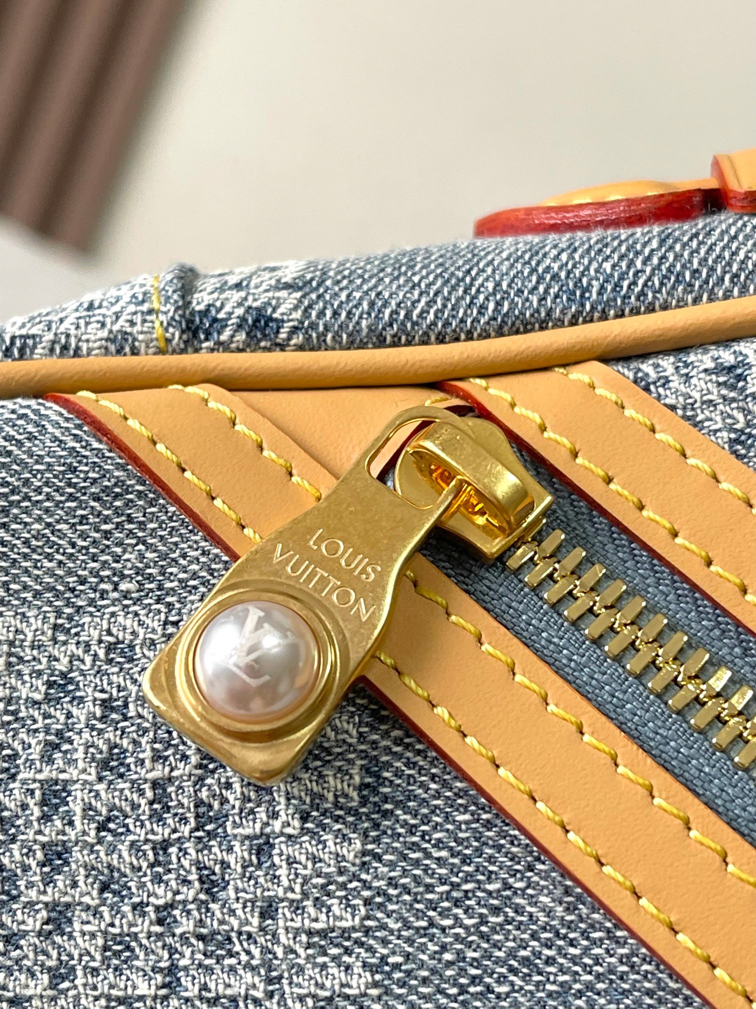 [TOP] Louis Vuitton LV Chess Messenger  Bag 24*24*8CM - Denim