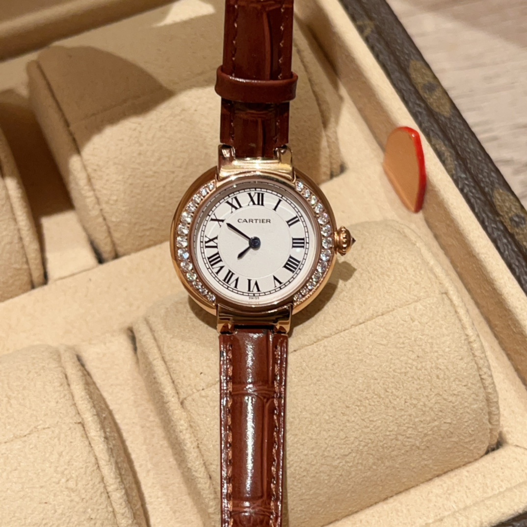 [TOP] Cartier Watch 30 mm -  Brown