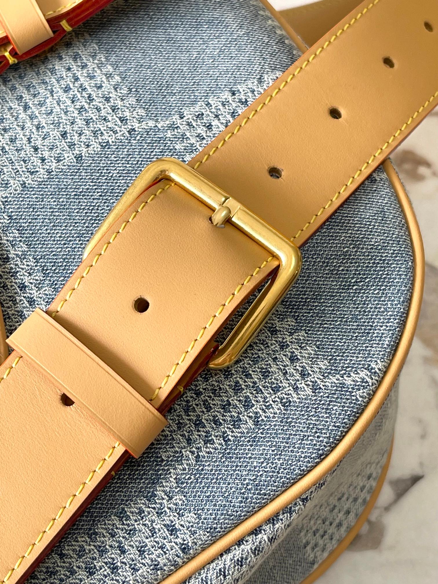 [TOP] Louis Vuitton LV Montsouris Messenger MM Bag 35*29*12CM - Denim