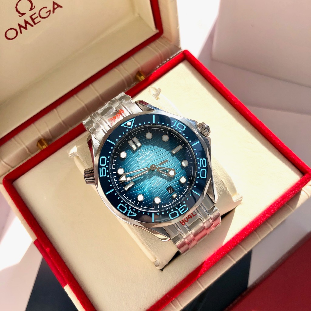 [TOP] OMEGA Seamaster 300 Men's Automatic Watch 40mm - Blue