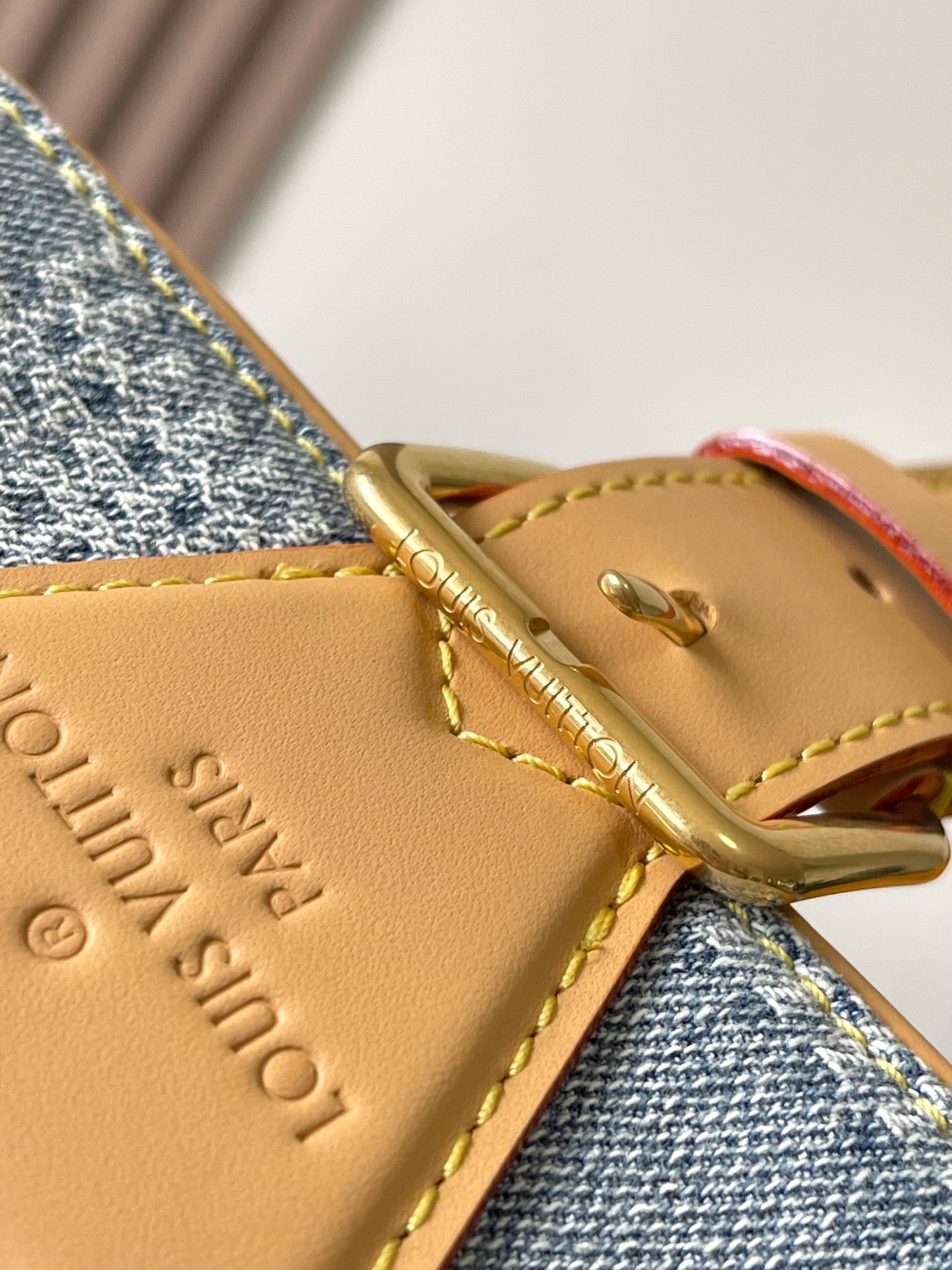 [TOP] Louis Vuitton LV Montsouris Messenger MM Bag 35*29*12CM - Denim