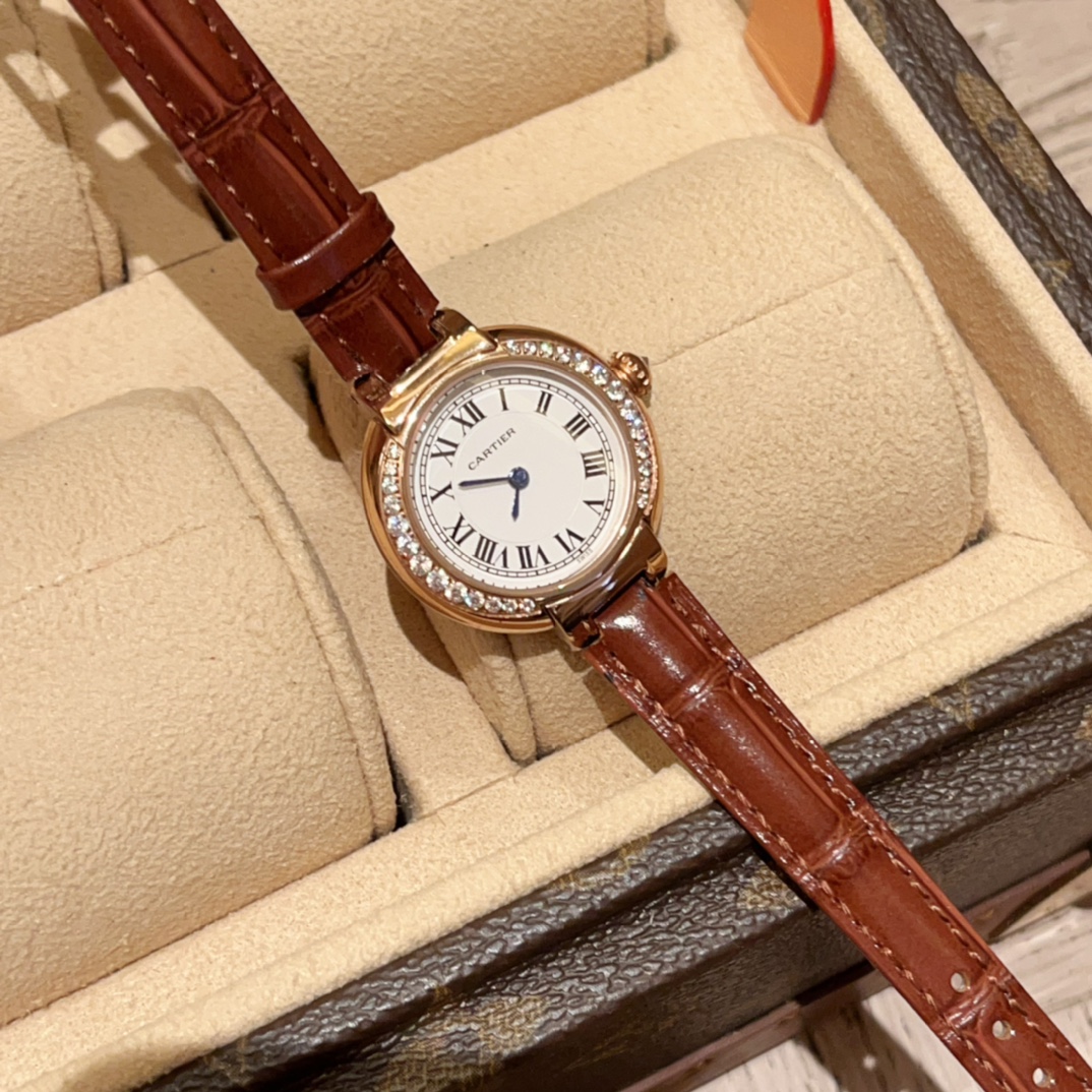 [TOP] Cartier Watch 30 mm -  Brown