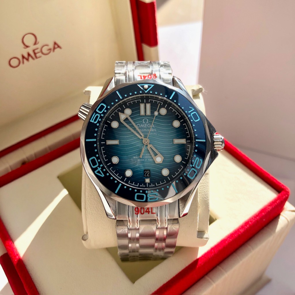 [TOP] OMEGA Seamaster 300 Men's Automatic Watch 40mm - Blue