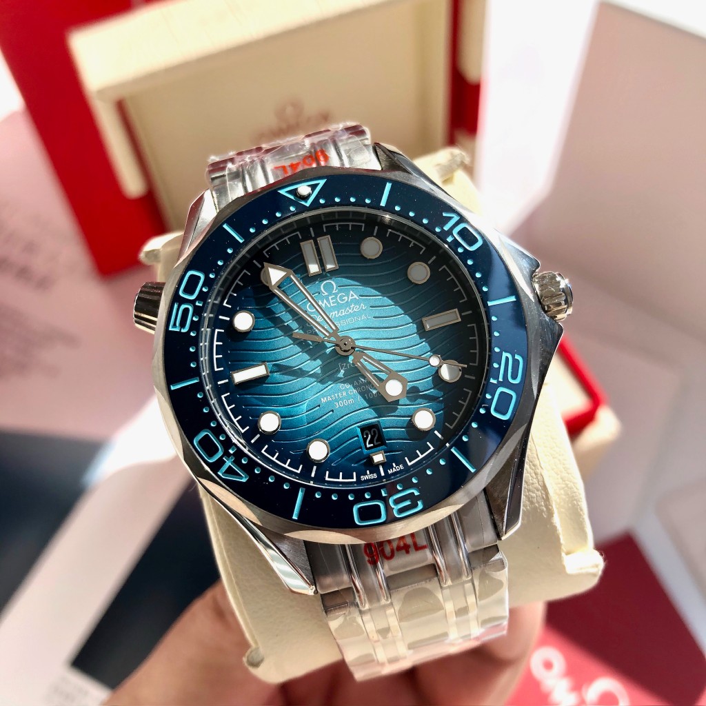 [TOP] OMEGA Seamaster 300 Men's Automatic Watch 40mm - Blue