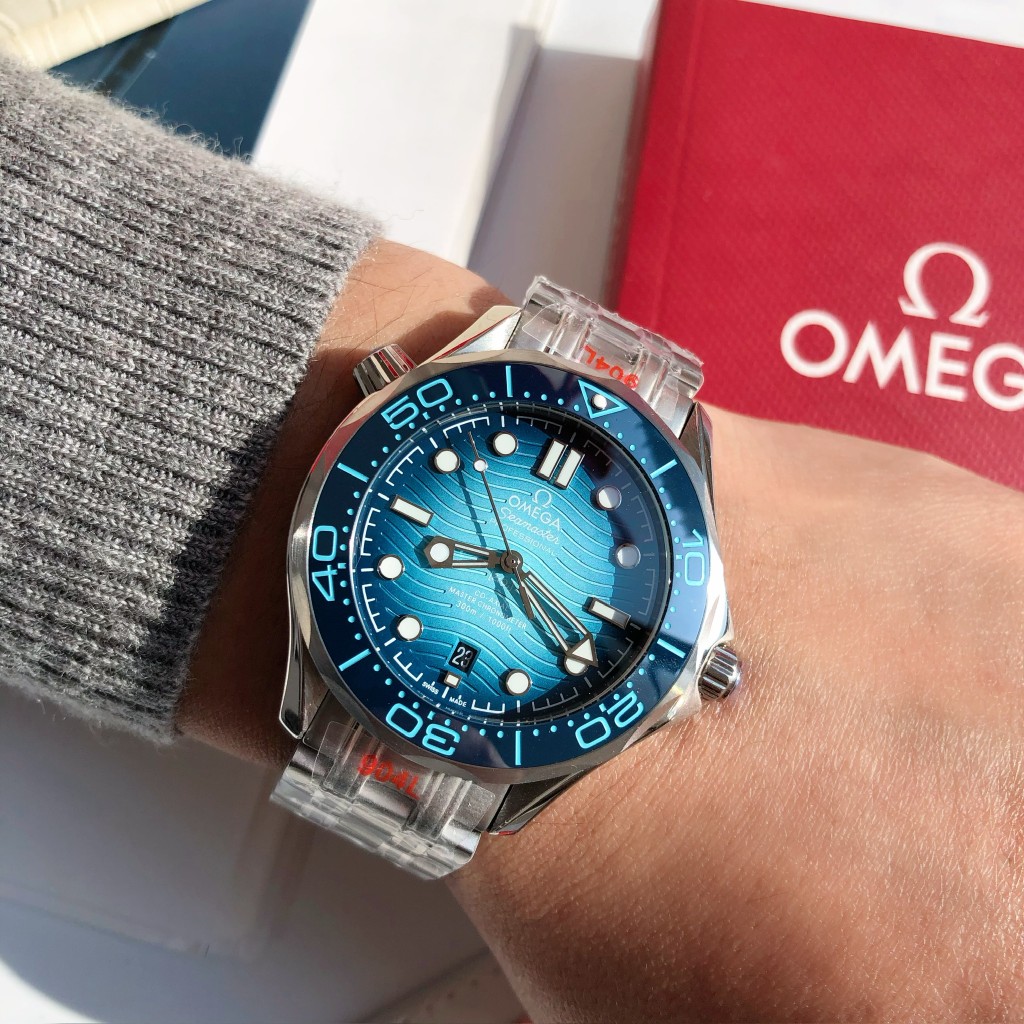 [TOP] OMEGA Seamaster 300 Men's Automatic Watch 40mm - Blue