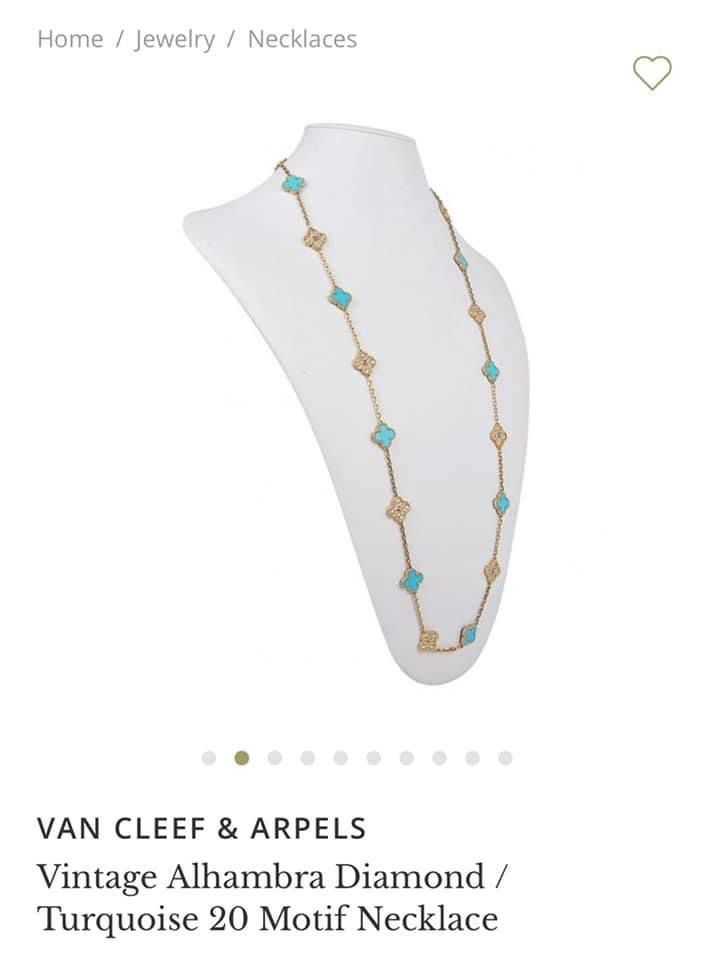 [TOP] Van Cleef & Arpels Long Necklace with 20 Flowers - 3 Colors