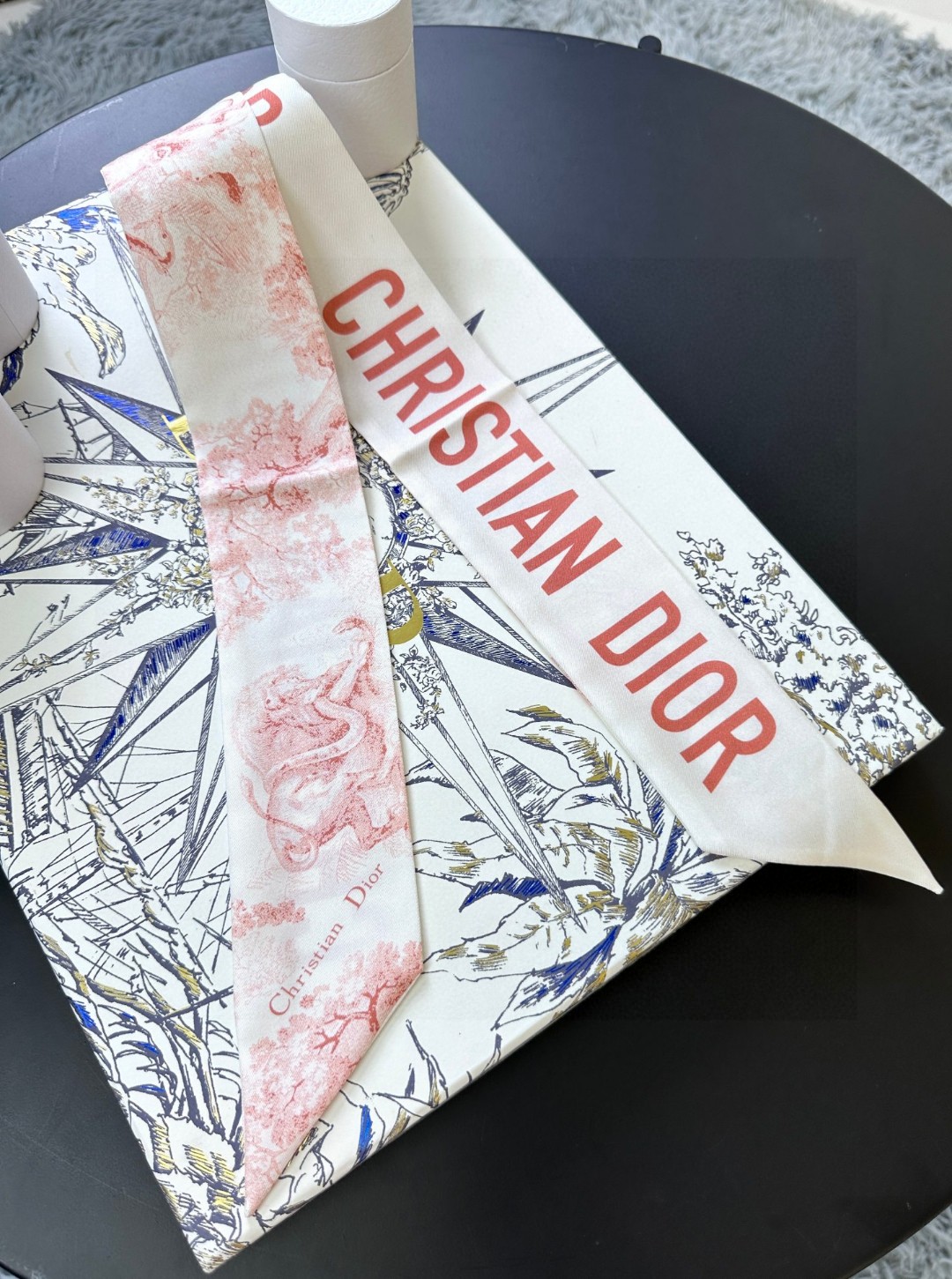 [TOP] Christian Dior Tie Scarf - 3 Color
